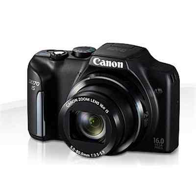 Canon Camara Powershot Sx170 Is 16mp Negra